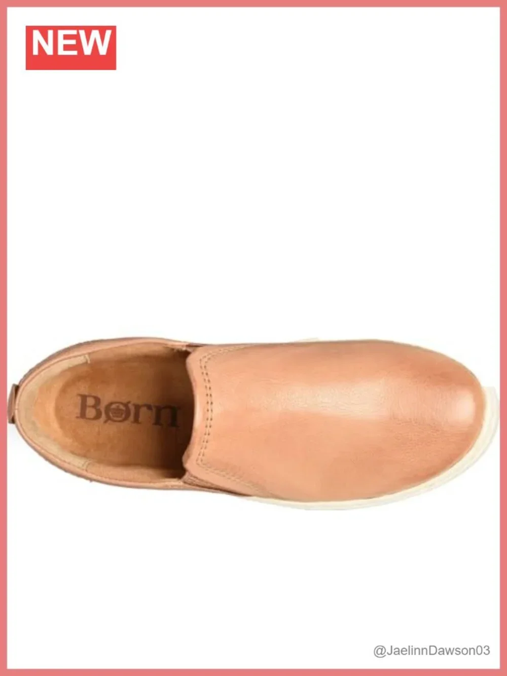 Women's Leather Slip-On Loafers Cushioned Comfort Casual